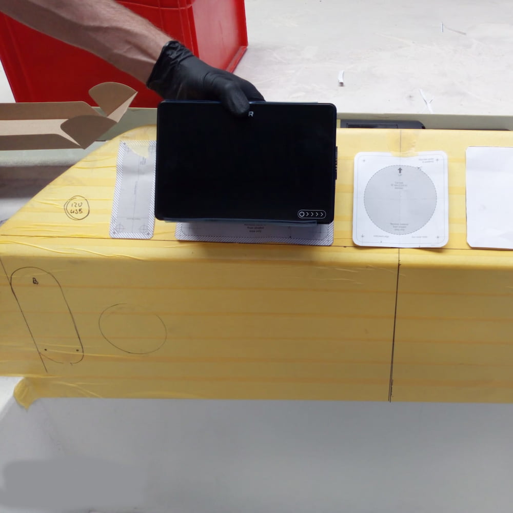 Afbouw van nieuwe boten