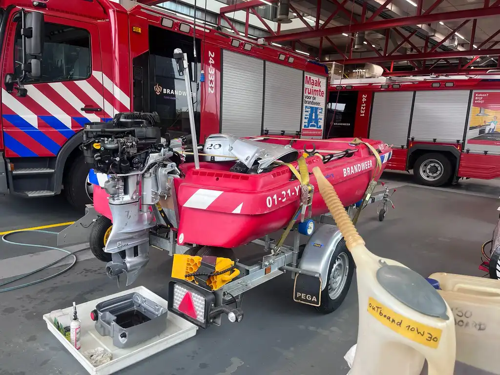 Onderhoud op locatie brandweer